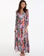 Seafolly, 1295[^]267642 Beach Gypsy Wrapped Up Maxi - Nectarine