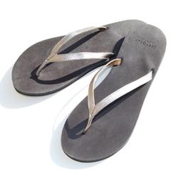 Seafolly Cabana Thong - Old Silver