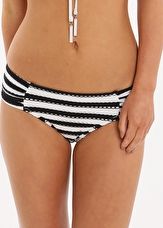 Seafolly, 1295[^]259222 Coast to Coast Ruched Side Retro Pant - Black