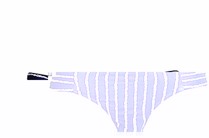 Seafolly Coastline Soft Pleat Bikini Pants, Navy