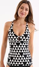 Seafolly, 1295[^]242788 Costa Maya Halter Singlet - Black