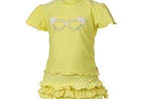 Seafolly Girl Daisy Sunvest Set - Daisy Yellow