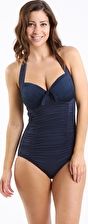 Seafolly, 1295[^]209986 Goddess Soft Cup Halter Maillot - Indigo