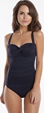 Seafolly, 1295[^]173065 Goddess Twist Halter Maillot - Indigo