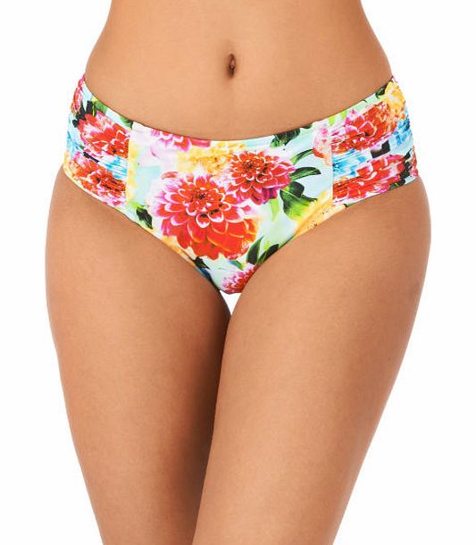 Seafolly Womens Seafolly Geisha Ruched Side Retro Bikini