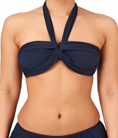 Seafolly Womens Seafolly Goddess DD Bikini Top - Indigo