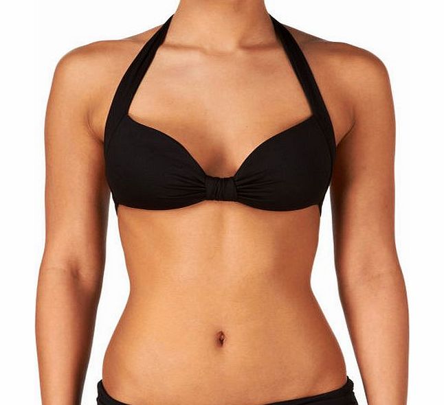 Seafolly Womens Seafolly Goddess Halterneck Bikini - Black