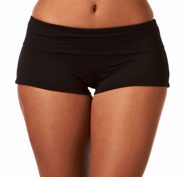 Seafolly Womens Seafolly Goddess Roll Top Boyleg Bikini