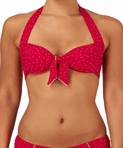 Seafolly Womens Seafolly Harlow Tie Front Halter Bikini