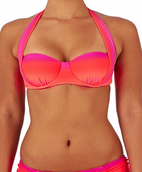 Seafolly Womens Seafolly Miami Halter Bustier Bikini Top