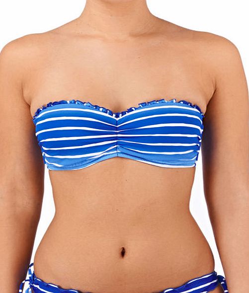 Seafolly Womens Seafolly Miami Stripe Bustier Bandeau