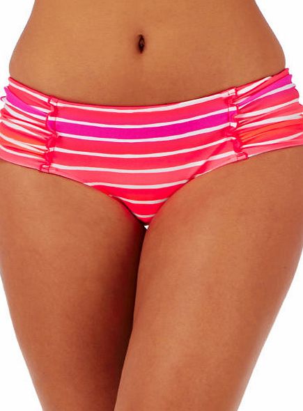 Seafolly Womens Seafolly Miami Stripe Ruched Side Retro