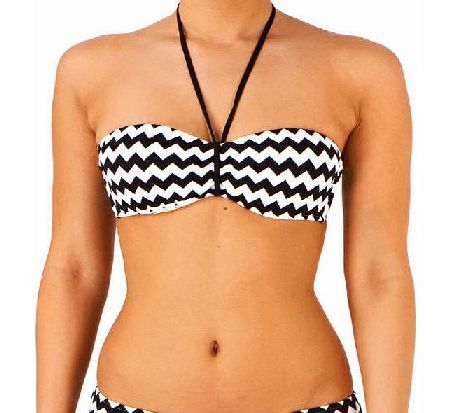 Seafolly Womens Seafolly Mod Club Bustier Bandeau Bikini
