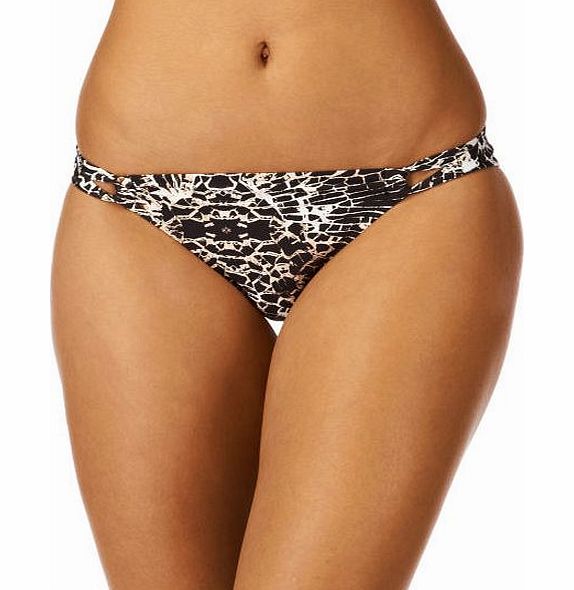 Seafolly Womens Seafolly Shatter Loop Side Retro Bikini