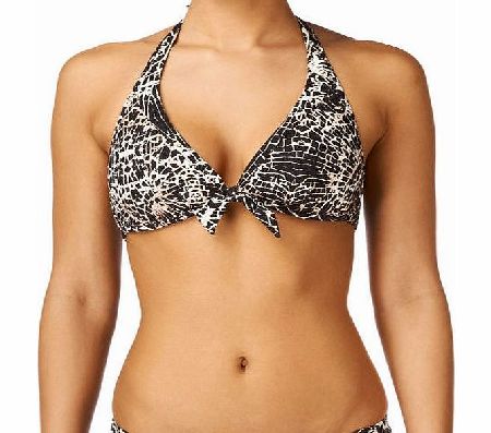 Seafolly Womens Seafolly Shatter Padded Halter Bikini