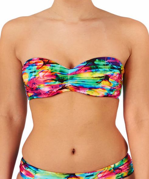 Seafolly Womens Seafolly Sonic Bloom Bustier Bandeau