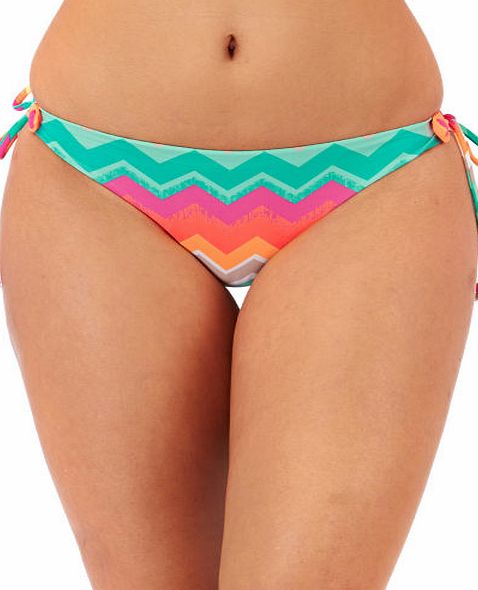 Seafolly Womens Seafolly Soundwave Brazilian Tie Side