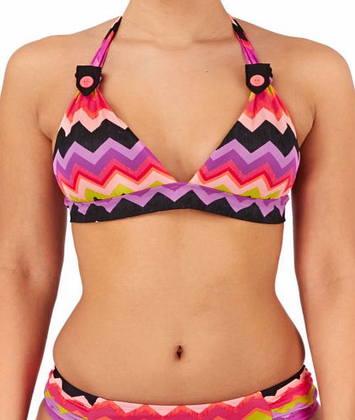 Seafolly Womens Seafolly Soundwave Samba Bra Bikini Top