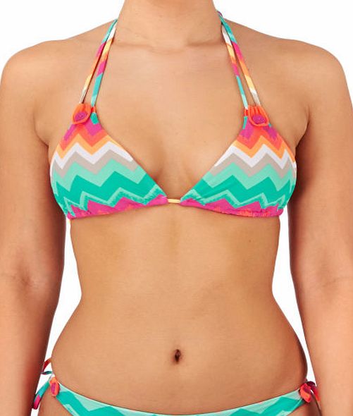 Seafolly Womens Seafolly Soundwave Slide Triangle Bikini