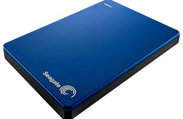 Seagate Backup Plus Portable 1TB Hard Drive - Blue