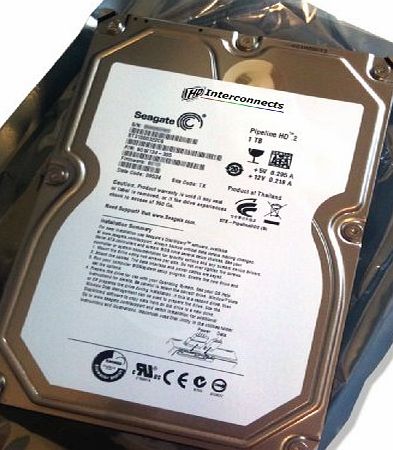 Seagate Pipeline HD 1-TB Hard Drive 8MB SATA 3Gb/s ST31000322CS Super quiet for HD-R PVR, Media Centre PCs