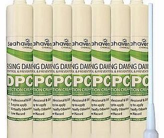 7 X Damp Proofing Course Cream - DPC Injection Rising Damp Treatment Control