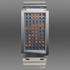 Seahope Watches Seahope Dual Touch Orange Blue LED Silver Case