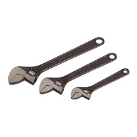 Sealey Adjustable Spanner Set 3pc Antirust Black Finish