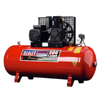 Sealey Air Compressor 200 Litre Tank 3Hp 240v