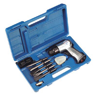 Sealey Air Hammer with Chisels Medium Stroke Plus FREE Football