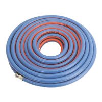 Sealey Air Hose 15mtr x andOslash;10mm with 1/4andquotBSP Unions Extra Heavy-Duty