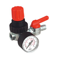 Sealey Air Regulator 1/4andquotBSP Female - 1/4andquotBSP Male