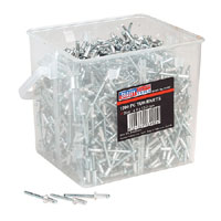 Sealey Aluminium Rivets 4.0 x 10.2mm Pack of 1200
