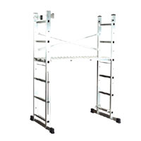 Sealey Aluminium Scaffold Ladder 4-Way GS/TUV EN131