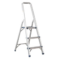 Sealey Aluminium Step Ladder 3-Tread GS/TUV EN131