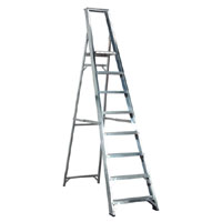 Sealey Aluminium Step Ladder 8-Tread Industrial BS2037/1