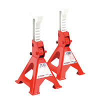 Sealey Axle Stands 3ton Capacity per Stand 6ton per Pair GS/TUV Ratchet Type