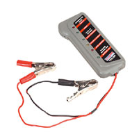 Battery/Alternator Tester 12V LED with Crocodile Clips