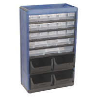 Sealey Cabinet Box Combi 18 Drawer and 4 Bins Plus FREE Football