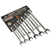 Sealey Deluxe Combination Spanner Set 11pc Imperial