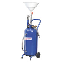 Sealey Mobile Oil Drainer 24ltr Air Discharge with Probes