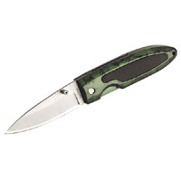 Sealey Pocket Knife Locking with Green Handle