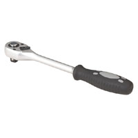 Sealey Ratchet Wrench with Rubber Grip Handle 1/2andquotSq Drive