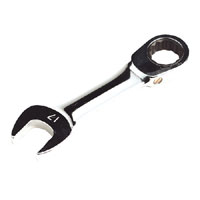 Sealey Ratcheting Stubby Combination Spanner 17mm 72 Tooth
