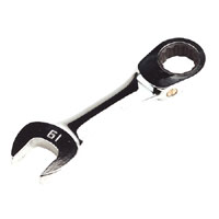 Sealey Ratcheting Stubby Combination Spanner 19mm 72 Tooth