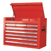 Red 8 Drawer Top Chest