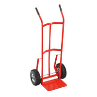Sealey Sack Truck with 250 x 90mm Pneumatic Tyres 200kg Capacity