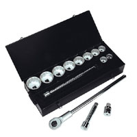 Sealey Socket Set 15pc 1andquotSq Drive Metric/Imperial