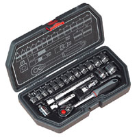 Sealey Socket Set 20pc 3/8andquotSq Drive Metric