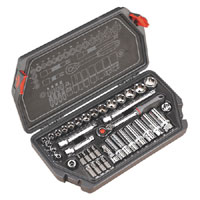 Sealey Socket Set 39pc 3/8andquotSq Drive Metric